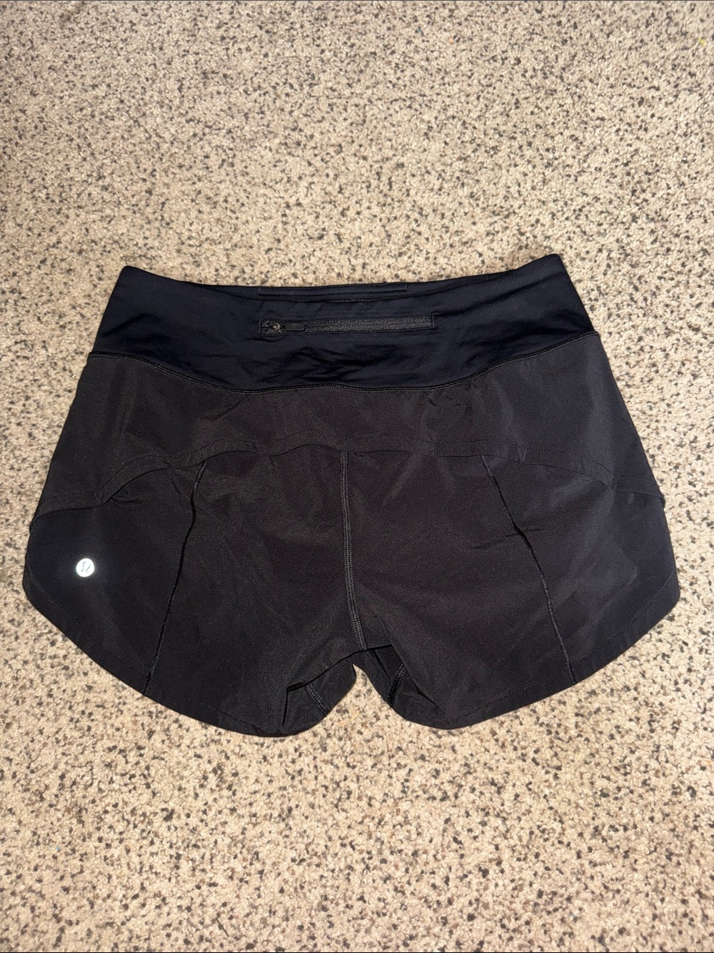 lululemon athletica Black Women's Athletic Running Shorts